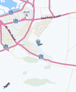 United Arab Emirates on map