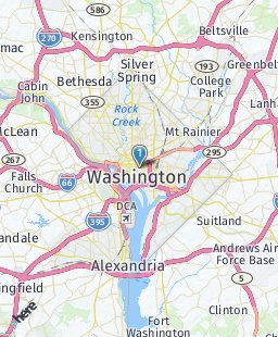 USA on map