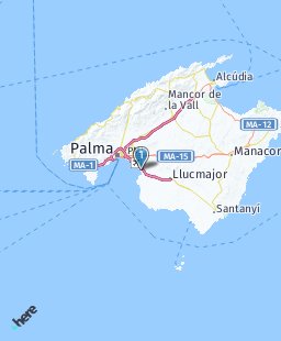 Spain on map