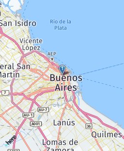 Argentina on map