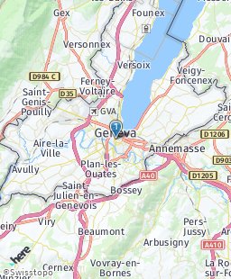 Switzerland on map