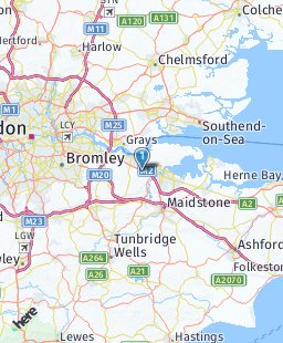 United Kingdom on map