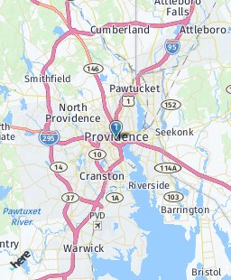 USA on map