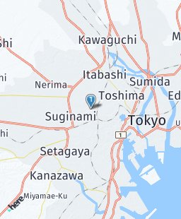 Japan on map