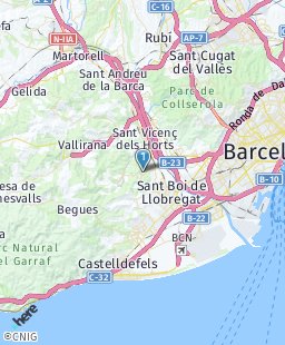 Spain on map