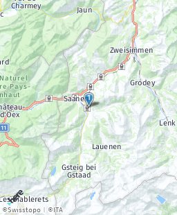 Switzerland on map