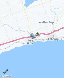 Canada on map