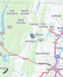 USA on map
