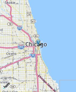 USA on map