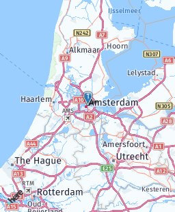 Netherlands on map