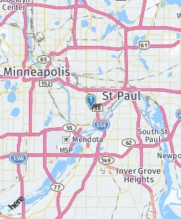 USA on map