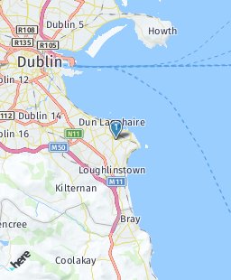 Ireland on map