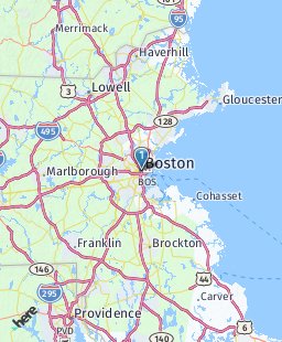 USA on map