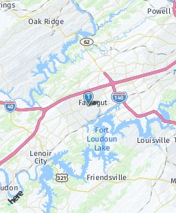 USA on map