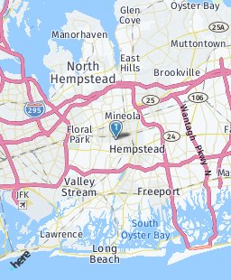 USA on map
