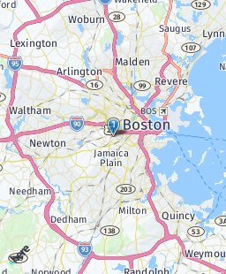 USA on map