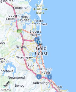 Australia on map