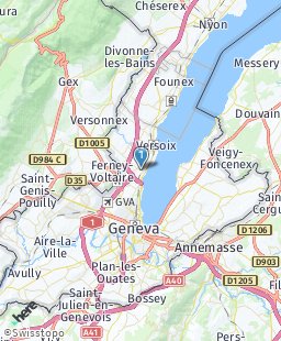 Switzerland on map