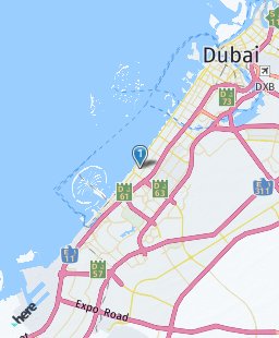 United Arab Emirates on map