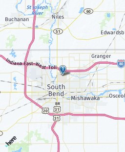 USA on map