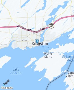 Canada on map