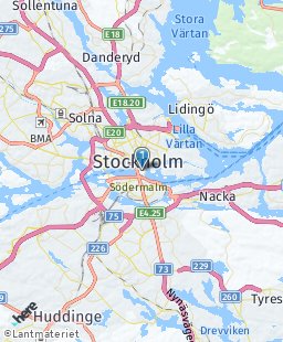 Sweden on map