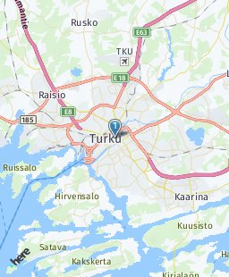 Finland on map