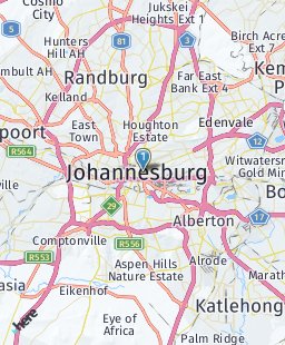 South Africa on map