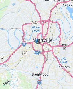 USA on map