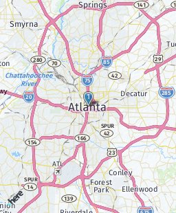 USA on map