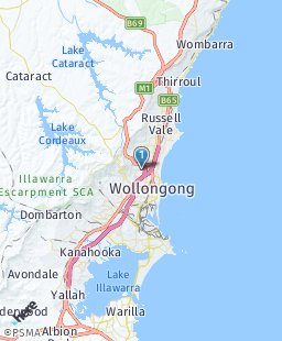 Australia on map
