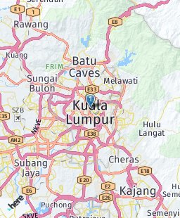 Malaysia on map