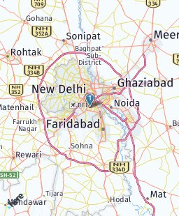 India on map