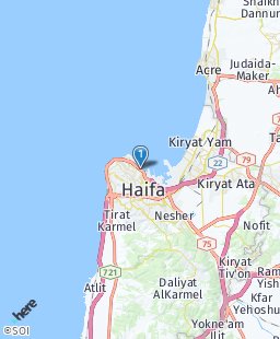 Israel on map