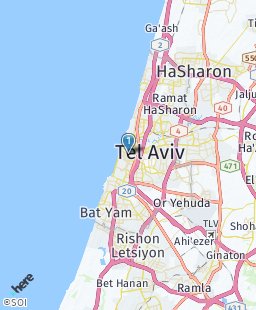 Israel on map