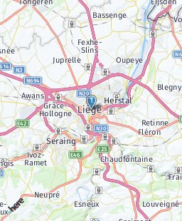 Belgium on map