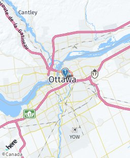 Canada on map