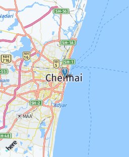 India on map