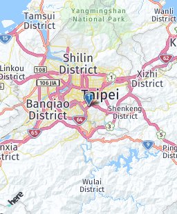Taiwan on map