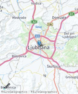 Slovenia on map