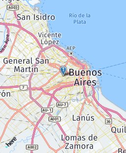 Argentina on map