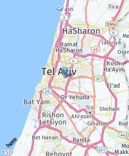 Israel on map