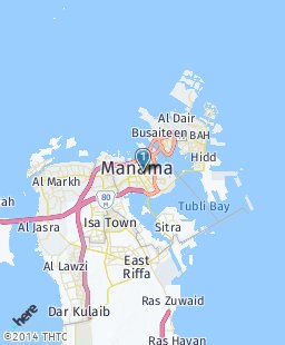 Bahrain on map