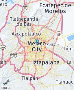 Mexico on map