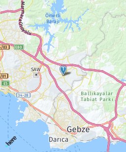 Turkey on map