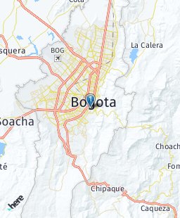 Colombia on map
