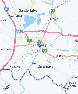 Hungary on map