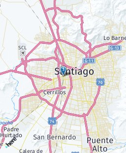 Chile on map
