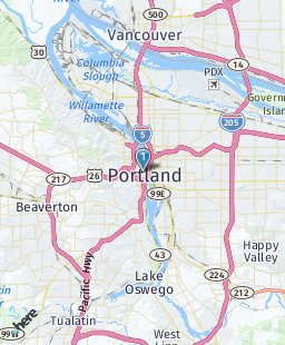 USA on map