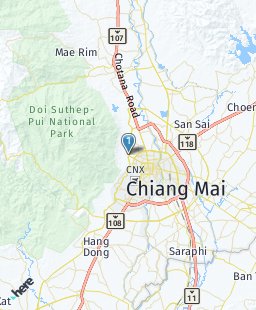 Thailand on map